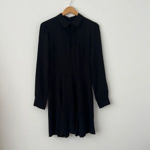 REFORMATION - black, a-line Peter Pan collar dress, size Small